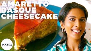 Crystelle Pereira's Simple Secret to Coffee & Amaretto Cheesecake Bliss - No Water Bath Needed!