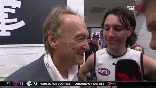 Ollie Hollands & Brian Cook on Roaming Brian after Semi final win - Carlton vs Melbourne