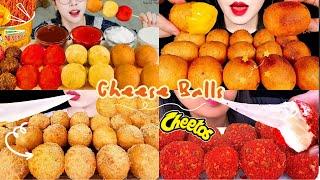 Cheese Balls Mukbang | Mozzarella Cheetos Cheese Balls| Mukbang ASMR (Compilation)