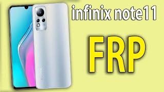 infinix Note 11(X663)  FRP google account bypass