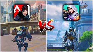 APEX LEGENDS MOBILE VS HIGH ENERGY HEROES!!! Legends Comparison