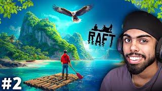 I FOUND THE BIGGEST ISLAND | RAFT SURVIVAL #2