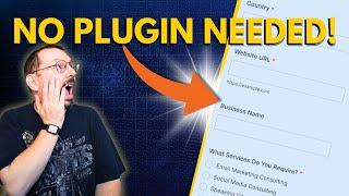 The EASIEST Way to Add a Contact Form to WordPress Without Plugins