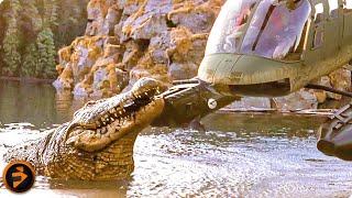 Crocodile vs Helicopter Scene | LAKE PLACID | Bill Pullman, Brendan Gleeson