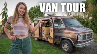 VAN TOUR | Unique DIY Van Conversion for Full-Time VAN LIFE off-grid