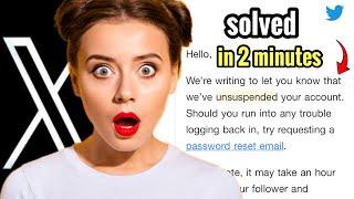 How i Unsuspended my Suspended Twitter Account in 2 Minutes