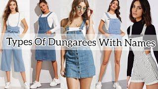 Different Types Of Dungarees With Names// Dungarees Outfits For Girls// #beingclassy