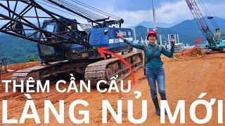 1015 Làng Nủ Mới THÊM CẦN CẨU KHỔNG LỒ Thi Công Thần Tốc 40 Căn Nhà LÀNG NỦ TÁI ĐỊNH CƯ | Bà Bán Phở