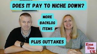 Our Niching Down Experiment Update Plus More Backlog Items & Outtakes - UK eBay Reselling Couple