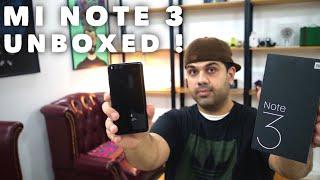 Xiaomi Mi Note 3 Unboxing : MIUI 9