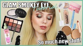 I'M BACK! Sparkly smokey eyeshadow tutorial | Auroreblogs