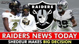 Raiders News Today & Shedeur Sanders Makes BIG DECISION