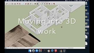 Using Sketchup Make 2017 to replicate floor plans