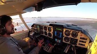 Multi engine cross country flight Piper Twin Comanche