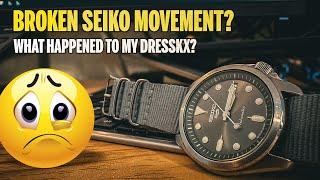 Seiko DeadKX - Is my DressKX Done For?  4R36 Movement’s Balance Wheel Issue Revealed Upon Inspection