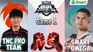 TNC Pro Team vs Smart Omega Game 1 | TNC vs OMG | MPL Philippines Season 15  | MLBB