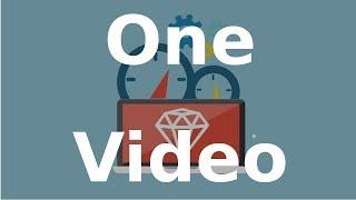 Learn Ruby on Rails in One Video