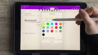 Erste Schritte mit OneNote auf dem iPad