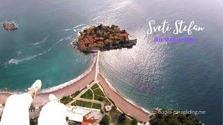 Paragliding Montenegro - Sveti Stefan - Air excursion