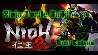 The Ninja Turtle | Nioh 2 Dual Katana Tank Build