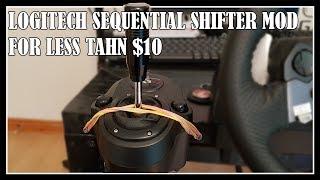 D.I.Y Logitech Sequential Shifter Mod For Less Than $10