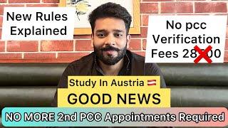 Austrian Residence Permit 2025 | No More 2nd PCC Appointment Required | Austrian Embassy Update