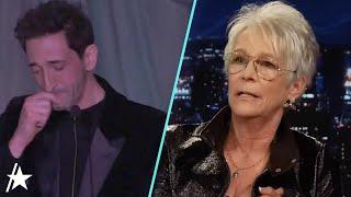 LA Fires: Jamie Lee Curtis Gets Emotional On Fallon & Adrien Brody Tears Up In Speech Over Tragedy