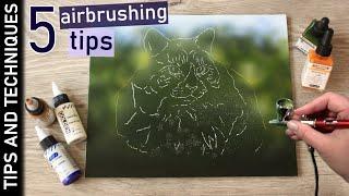 How to use an airbrush for blurry backgrounds | Easy but effective beginner TOP TIPS