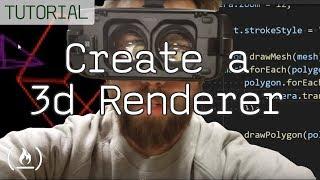 Create a 3D Wireframe Renderer - JavaScript Tutorial