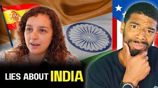 Spanish Lady Exposes Lies About India | Foreigner Reacts