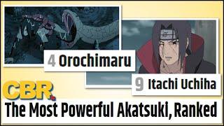 The Most Powerful Akatsuki, Ranked (Wrong Edition)