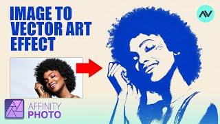 Convert any Image to Vector Art Effect in Affinity Photo: Multiple Types of Vector Art Effect