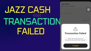 Jazzcash Transaction Failed problem solve |  JazzCash Money Transfer Problem