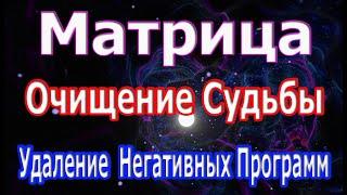 Сильнейшая Матрица  Очищение Судьбы и Удаление Всех Негативных Программ 