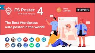 Download FS Poster WordPress social Auto Sharing & Scheduler plugin