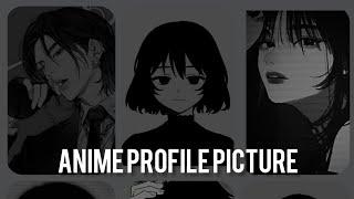 20 Black and White Anime profile picture | Anime pfp | dark Asthetic anime pfp | icons #anime#short