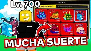 REVISE las CUENTAS con MAS SUERTE DE BLOX FRUITS!