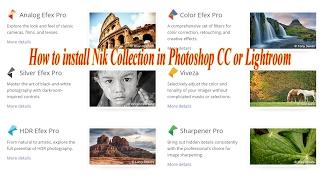 How to install Nik Collection in Adobe Photoshop CC and Adobe Lightroom CC