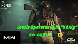 Wie du am schnellsten den Gratis Operator Skin "König" in MW2 & Warzone 2 bekommen kannst ️