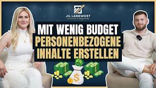 Mit wenig Budget personenbezogene Inhalte erstellen