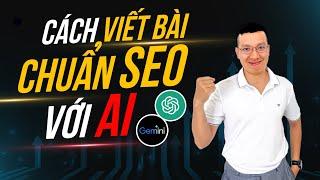 Công Thức Bất Bại tạo Content Chuẩn SEO  2024 với AI | Checklist, Prompt  & Hướng dẫn từng bước