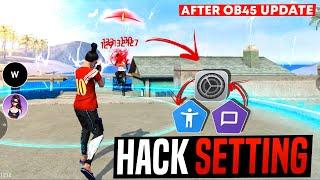 After Update Talkback No Recoil Setting | free fire headshot setting