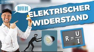 Elektrischer Widerstand einfach erklärt || Physik für Mediziner || Physik Grundlagen