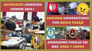 Vuelve puntaje minimo admisión UNMSM | Cierran USMP | Cal3ntones en univ. | NOTI-U septiembre #11