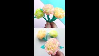 DIY Tissue Paper Flower  Paper Napkin Flower  Paper Craft