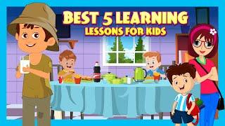 Best 5 Learning Lessons for Kids | Tia & Tofu | Moral Stories for Kids | Bedtime Stories