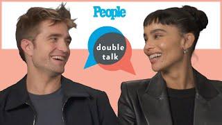 Robert Pattinson & Zoë Kravitz on Tackling Iconic Roles in 'The Batman' | Double Talk | PEOPLE