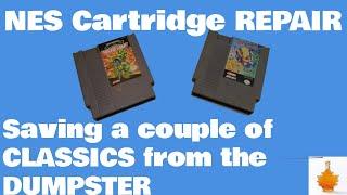 NES CARTRIDGE REPAIR and CLEANING, Saving Classic Nintendo games from the dumpster