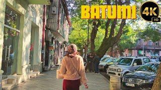 Beautiful Batumi in winter, Georgia・4K walking in the city center ・ASMR ・No music, no talking