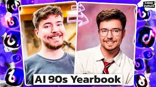 90s Yearbook AI. Trend on TikTok